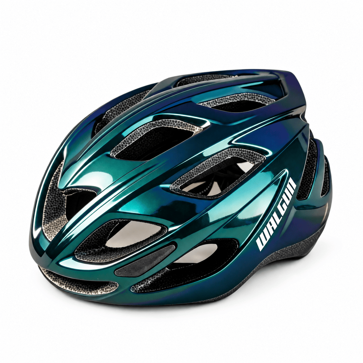 Casque De Vélo Bleu Vert - Vélo Fever