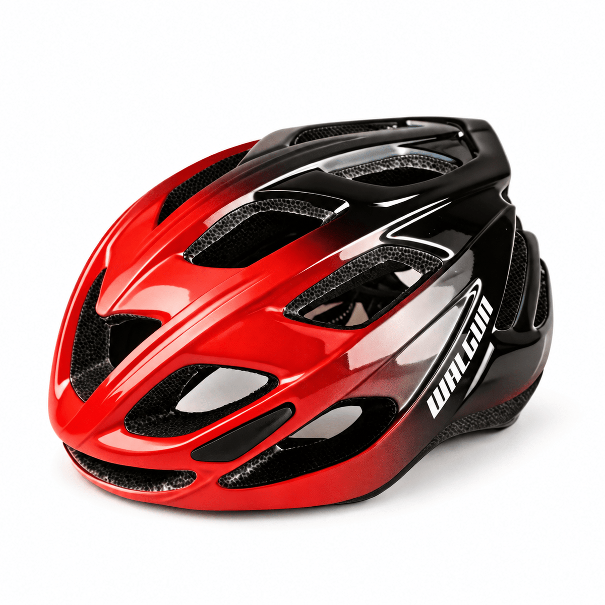 Casque De Vélo Rouge & Noir - Vélo Fever