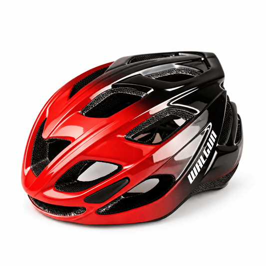 Casque De Vélo Rouge & Noir - Vélo Fever