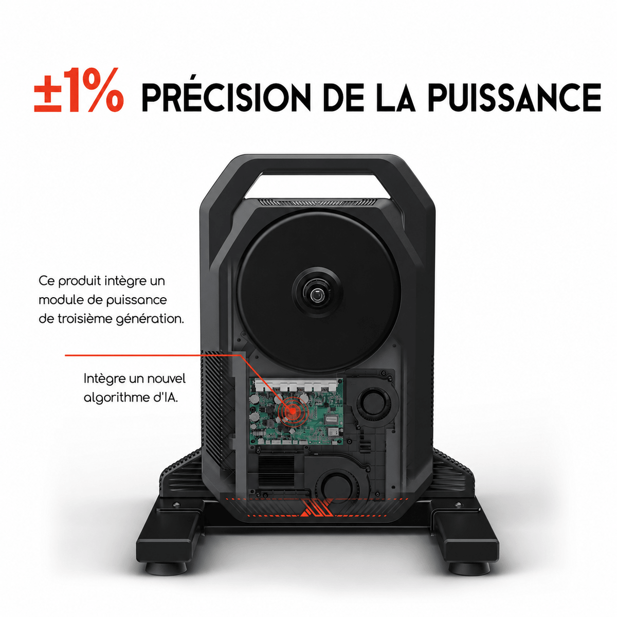Home Trainer Vélo Noir - Vélo Fever
