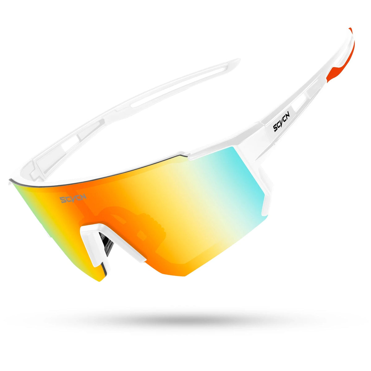 Lunette Vélo Design Blanc Ambré - Vélo Fever