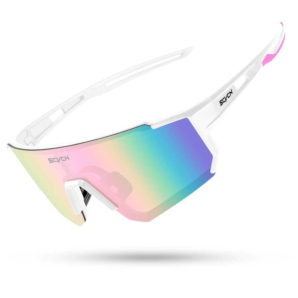 Lunette Vélo Design Blanc Rosé - Vélo Fever