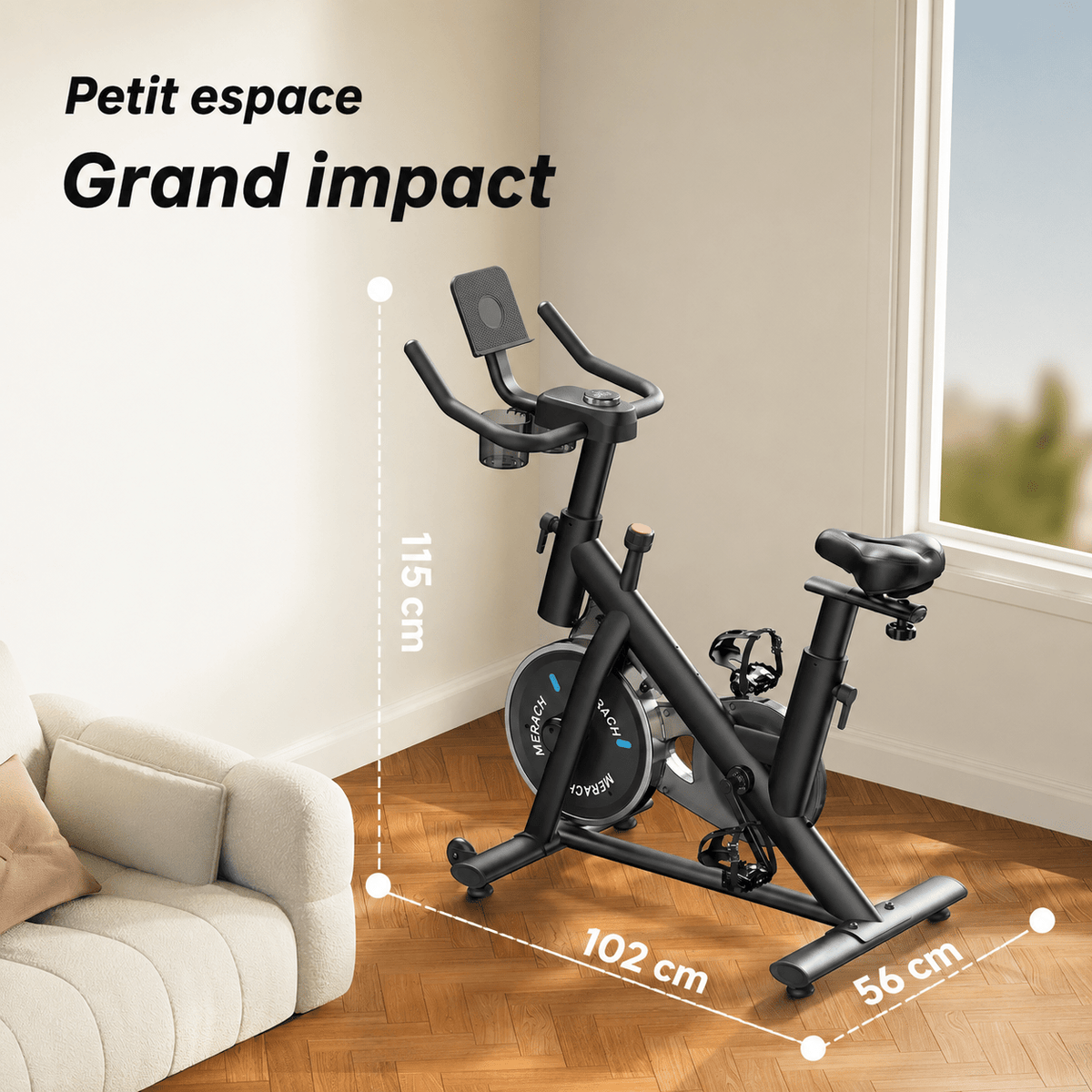 Vélo d'Appartement Noir - Vélo Fever
