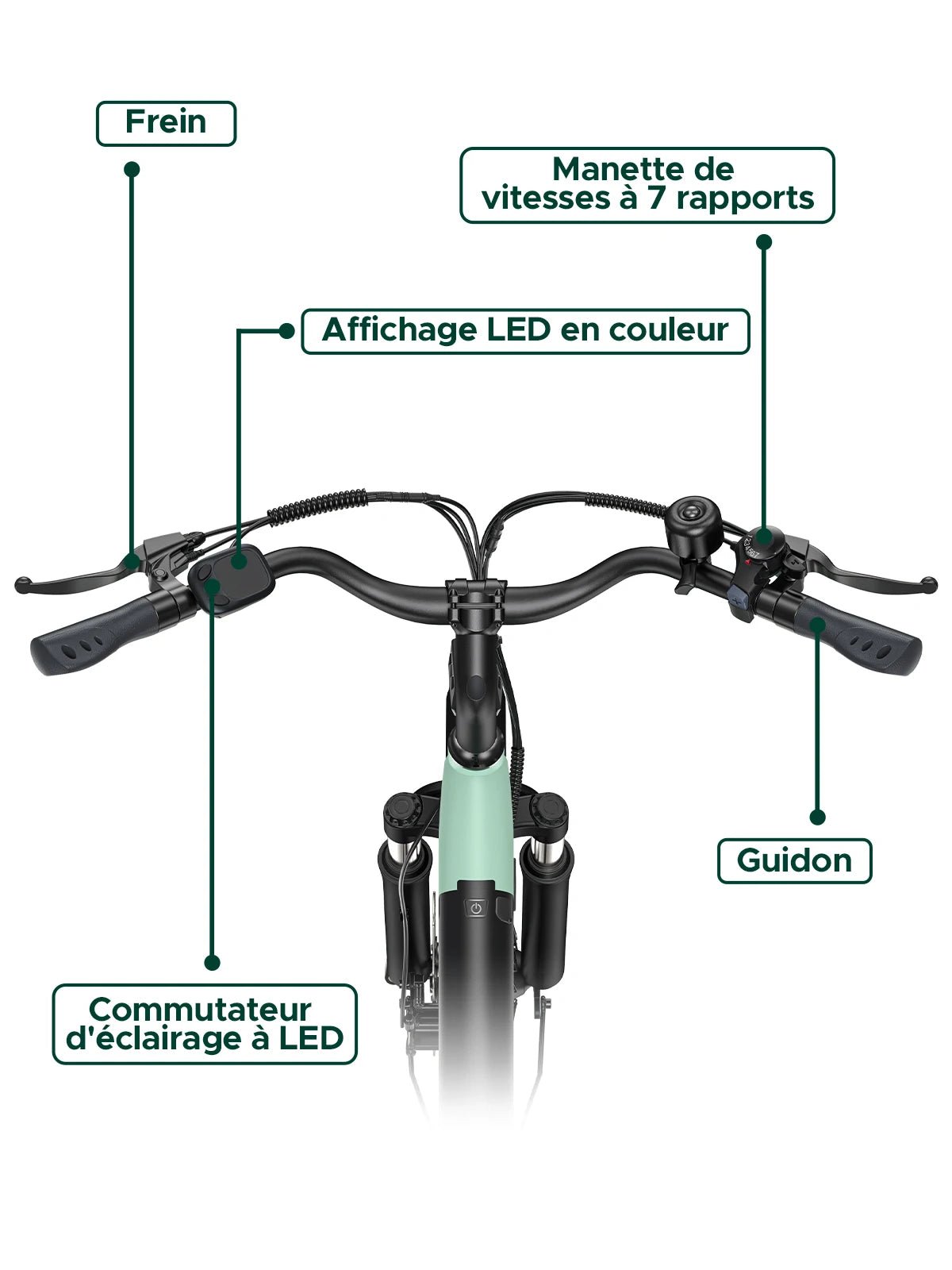 Vélo Électrique Gris - Vélo Fever