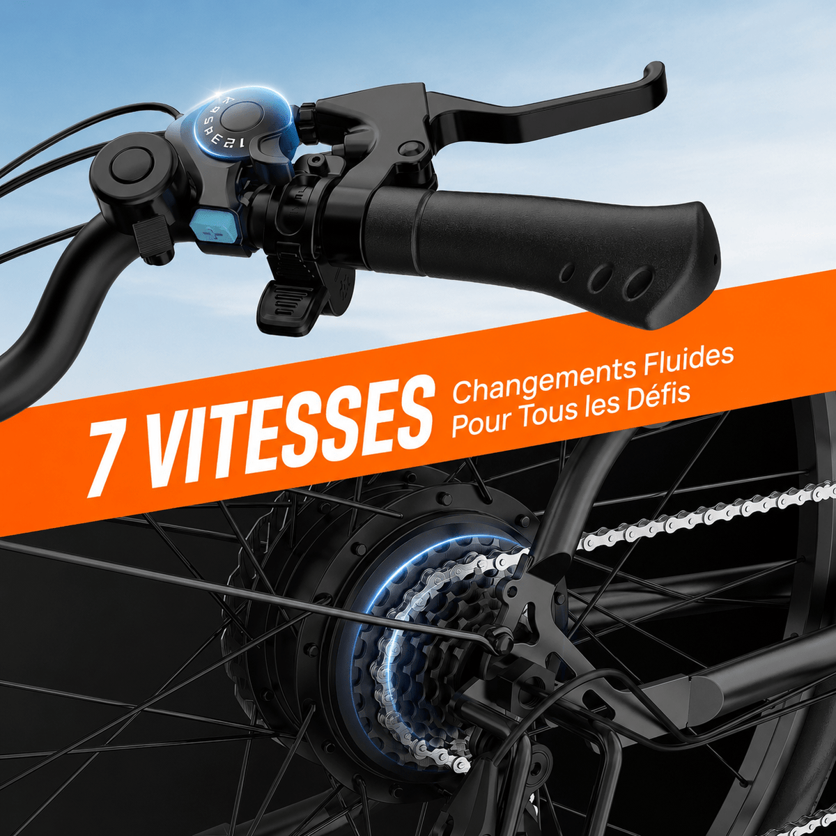 Vélo Electrique Noir - Vélo Fever