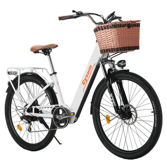 Vélo Electrique Ville Blanc - Vélo Fever