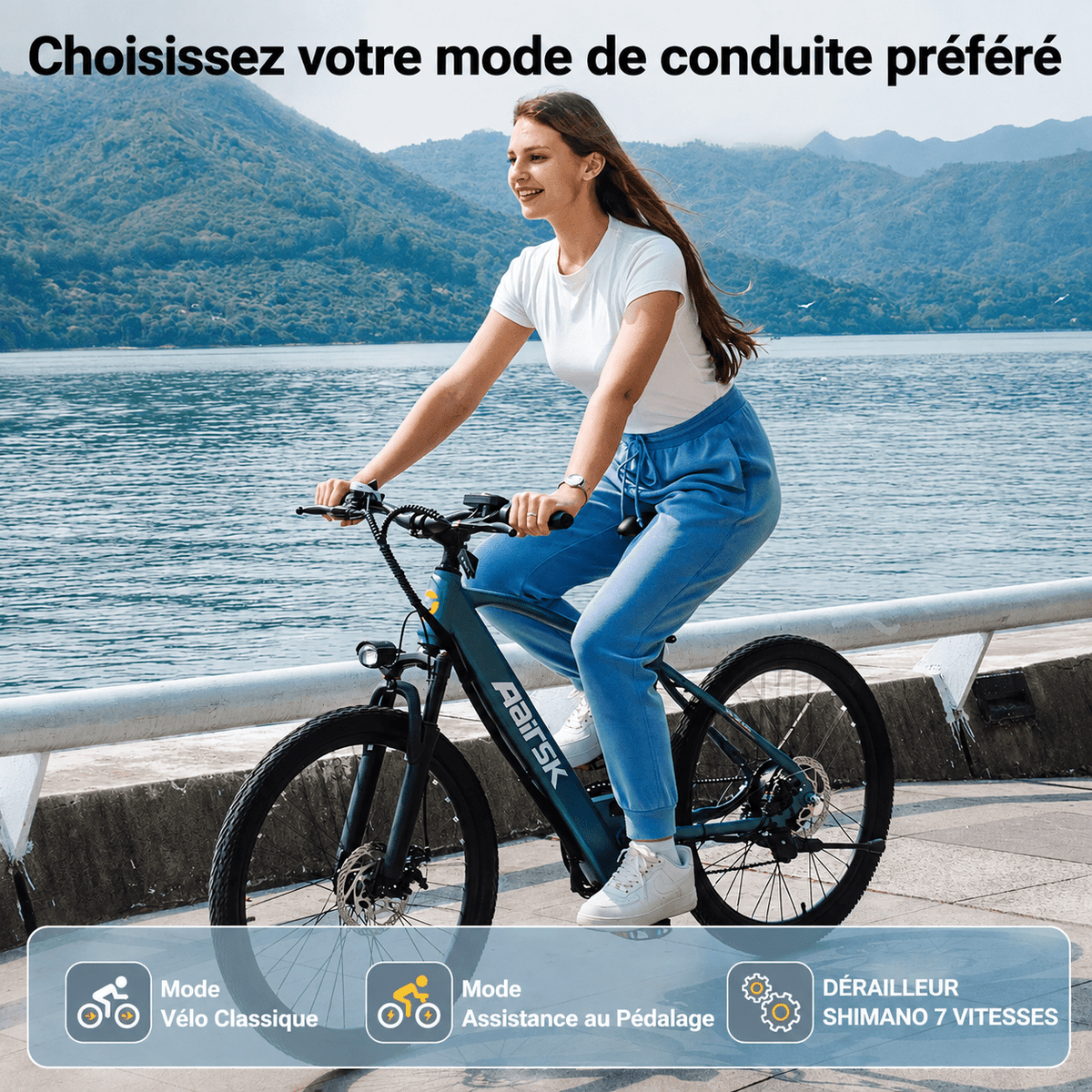 VTT Electrique Noir - Vélo Fever